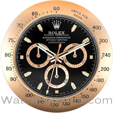 rolex daytona wall clock|rolex mantel clocks.